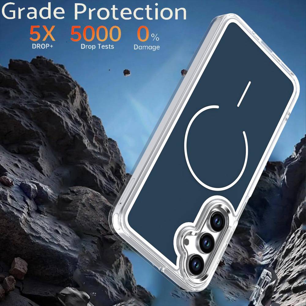 Samsung Galaxy A17 5G Bright Shadow Two-Color MagSafe Case - Blue