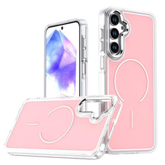 Samsung Galaxy A17 5G Bright Shadow Two-Color MagSafe Case - Pink