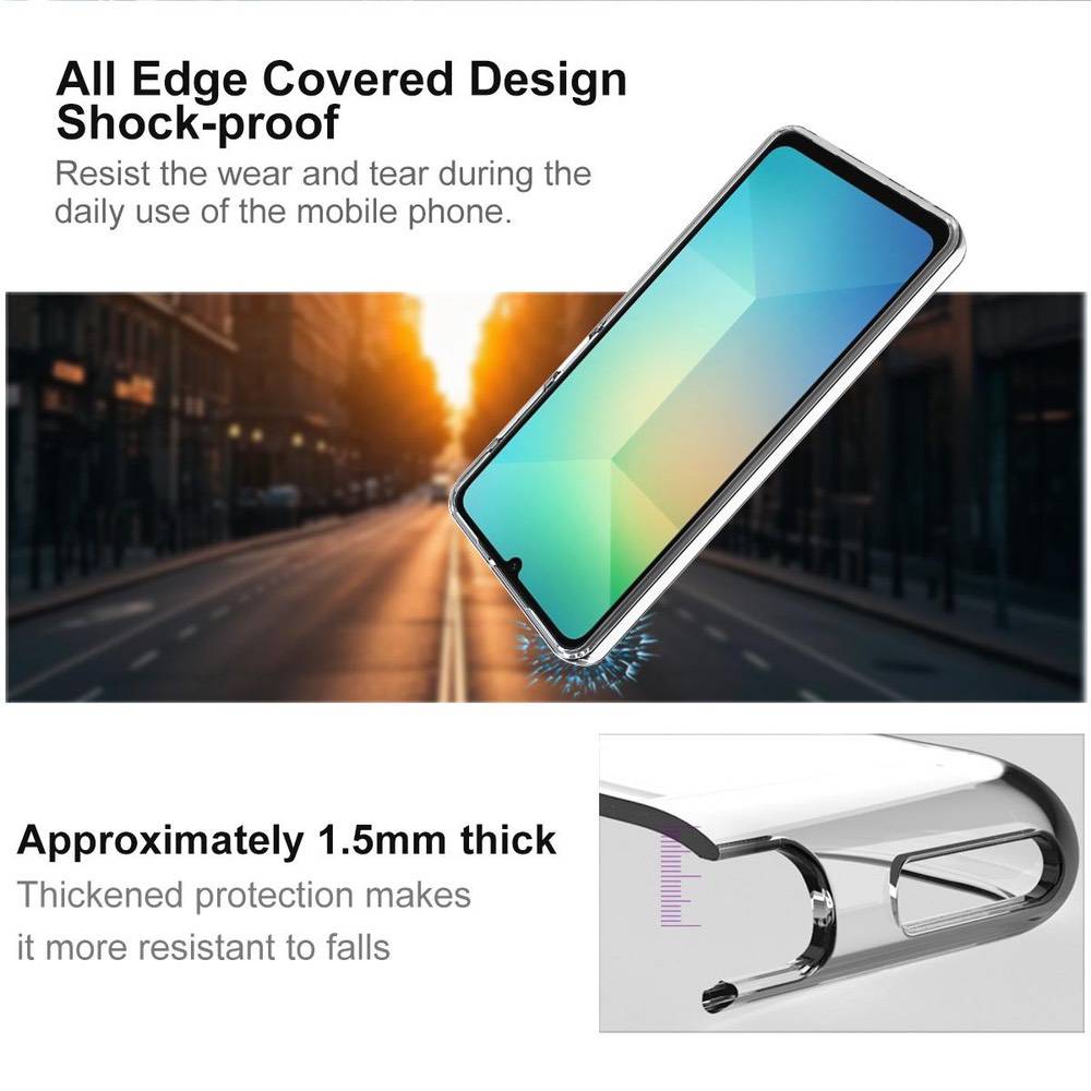 Samsung Galaxy A17 5G Imak UX-10 Series Shockproof Case - Transparent