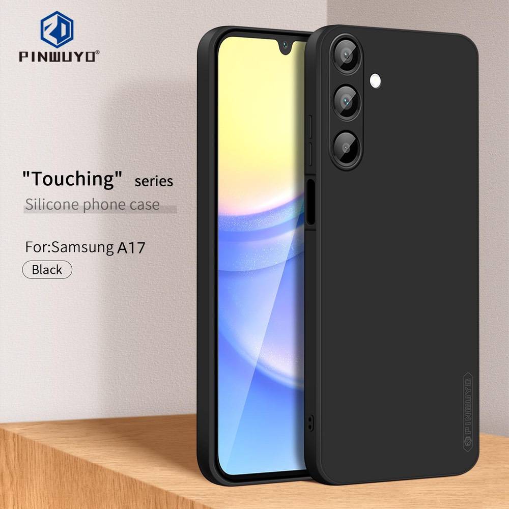 Samsung Galaxy A17 Pinwuyo Sense Series Liquid Silicone Case - Black