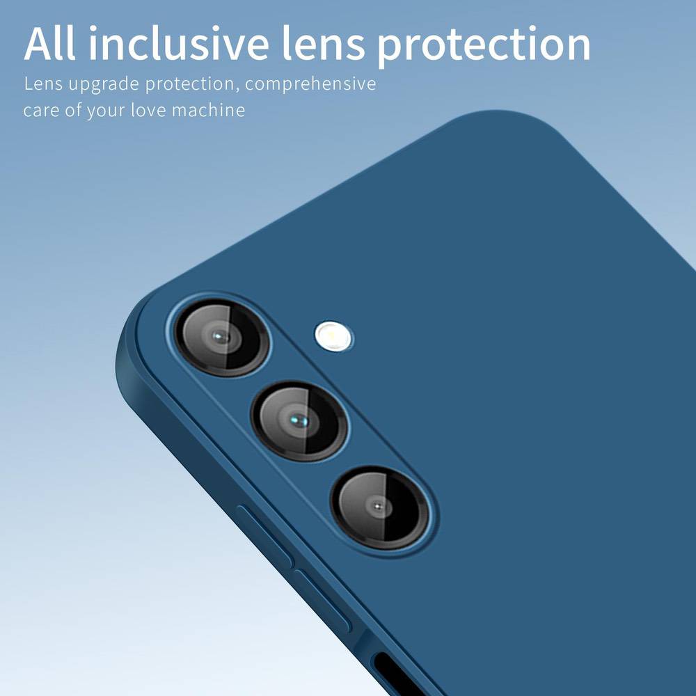Samsung Galaxy A17 Pinwuyo Sense Series Liquid Silicone Case - Blue