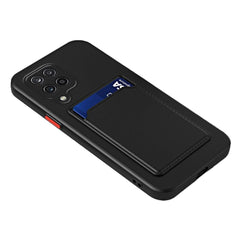 Samsung Galaxy A22 4G Case With Card Slot Made With TPU - Black