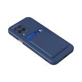 Samsung Galaxy A22 4G Case With Card Slot Made With TPU - Dark Blue