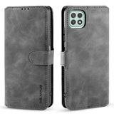 Samsung Galaxy A22 5G Case With PU Leather + TPU - Grey