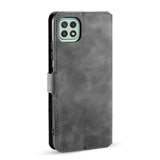 Samsung Galaxy A22 5G Case With PU Leather + TPU - Grey