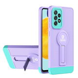 Samsung Galaxy A23 4G Case With a Small Tail Holder - Purple + Light Green