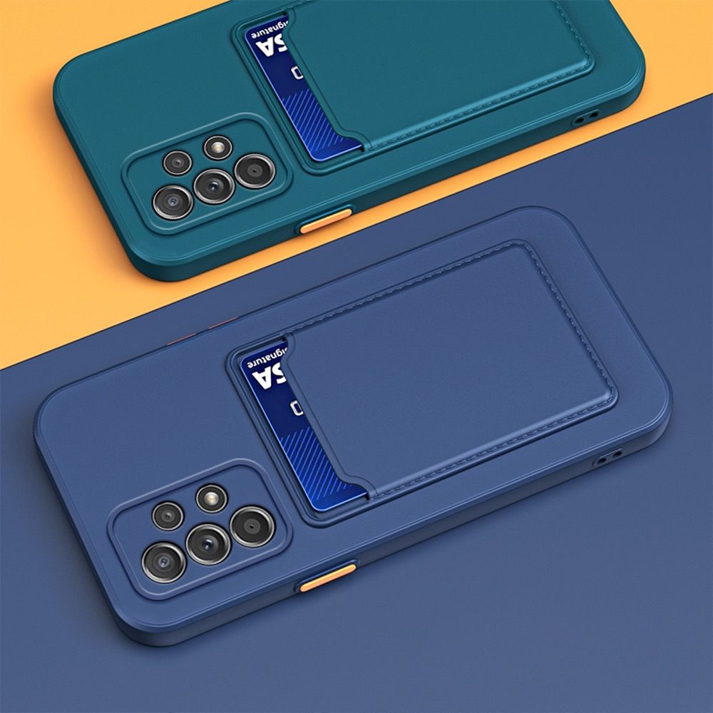 Samsung Galaxy A23 4G Case With Card Slot Made With TPU - Dark Blue