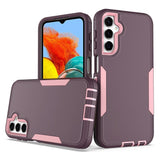 Samsung Galaxy A24 4G Case 2 in 1 Magnetic PC and TPU - Purple Red+Pink