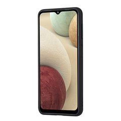 Samsung Galaxy A24 4G Case Calfskin Texture with 5 Card Slots - Black