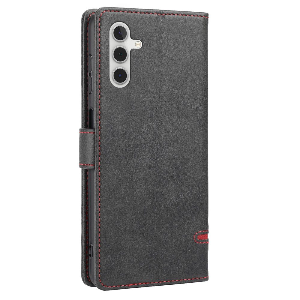 Samsung Galaxy A24 4G Case Classic Secure Magnetic Flip Wallet - Black