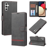 Samsung Galaxy A24 4G Case Classic Secure Magnetic Flip Wallet - Black