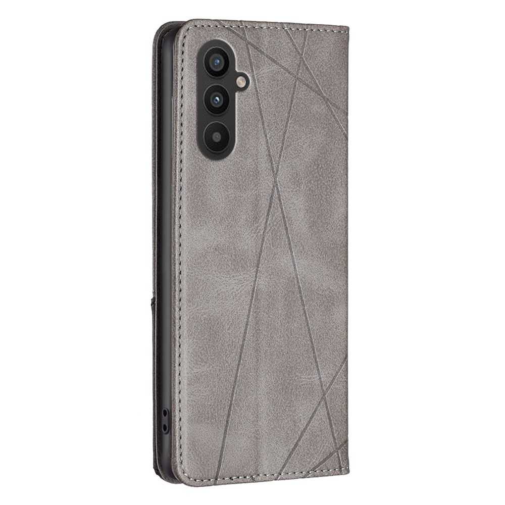 Samsung Galaxy A24 4G Case Prismatic Magnetic Secure Wallet - Grey