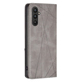 Samsung Galaxy A24 4G Case Prismatic Magnetic Secure Wallet - Grey