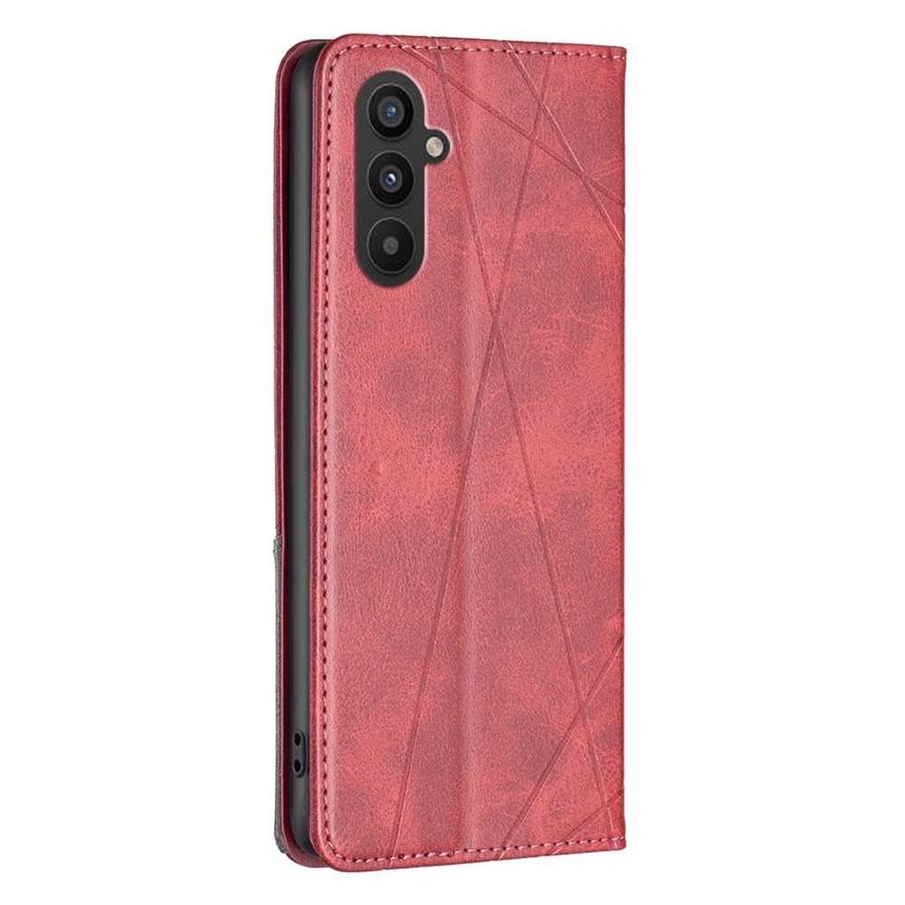 Samsung Galaxy A24 4G Case Prismatic Magnetic Secure Wallet - Red