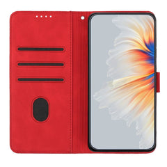 Samsung Galaxy A24 4G Case Skin Feel PU Leather Secure Wallet - Red