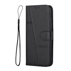 Samsung Galaxy A24 4G Case Stitching Calf Texture - Black