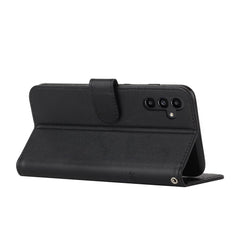 Samsung Galaxy A24 4G Case Stitching Calf Texture - Black