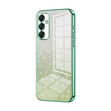 Samsung Galaxy A24 4G Case With Glitter Powder Shockproof - Green