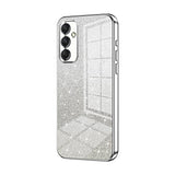 Samsung Galaxy A24 4G Case With Glitter Powder Shockproof - Silver