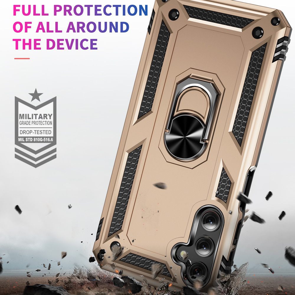 Samsung Galaxy A24 Case Tough With Camera Shield - Gold