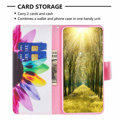 Samsung Galaxy A25 5G Case Colored Drawing Pattern - Sun Flower