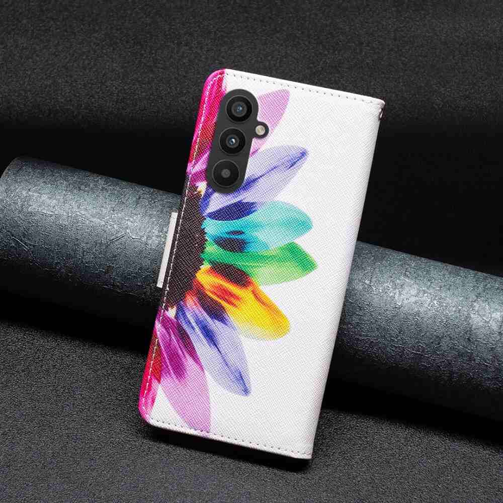 Samsung Galaxy A25 5G Case Colored Drawing Pattern - Sun Flower