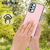 Samsung Galaxy A25 5G Case Litchi Pattern Stitched - Pink