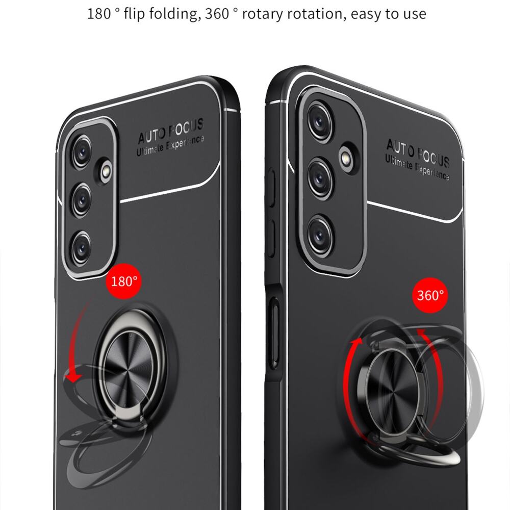 Samsung Galaxy A25 5G Case Shockproof With Ring Holder - Black