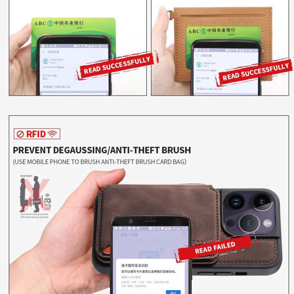 Samsung Galaxy A35 5G Case Skin Feel PU RFID Anti-theft - Black