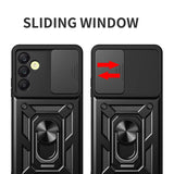 Samsung Galaxy A25 5G Case Sliding Camera Cover - Black