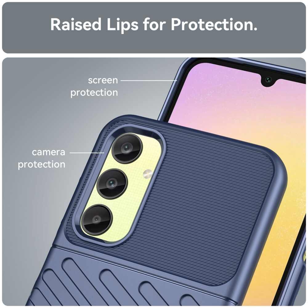 Samsung Galaxy A25 5G Case Thunderbolt Shockproof - Blue