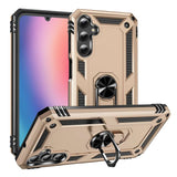 Samsung Galaxy A25 5G Case With Metal Ring Holder - Gold