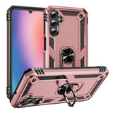 Samsung Galaxy A25 5G Case With Metal Ring Holder - Rose Gold