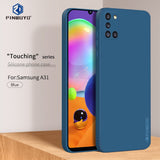 Samsung Galaxy A31 Case PINWUYO Silicone superior protection - Blue