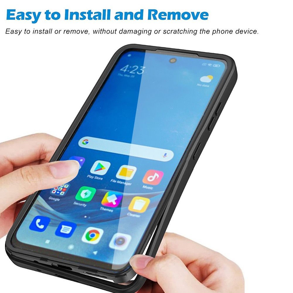Samsung Galaxy A32 4G Case Full Coverage Protective Black Transparent