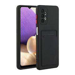 Samsung Galaxy A32 5G Case Shockproof with Card Slot - Black