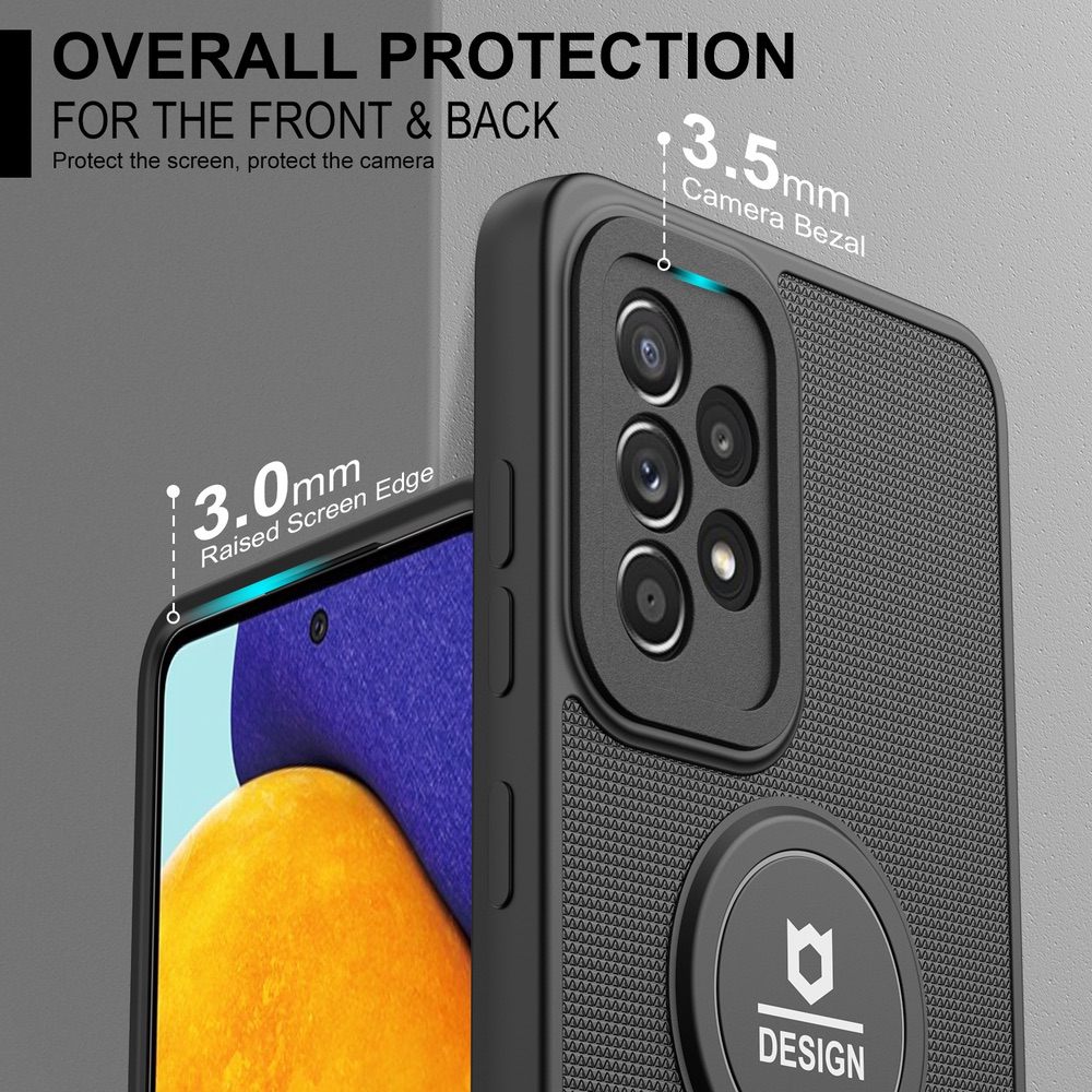Samsung Galaxy A33 5G Case With Small Tail Holder - Black