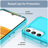 Samsung Galaxy A34 5G Case Candy Series Shockproof Transparent Blue