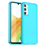 Samsung Galaxy A34 5G Case Candy Series Shockproof Transparent Blue