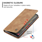 Samsung Galaxy A34 5G Case CaseMe 013 Shockproof Wallet - Brown