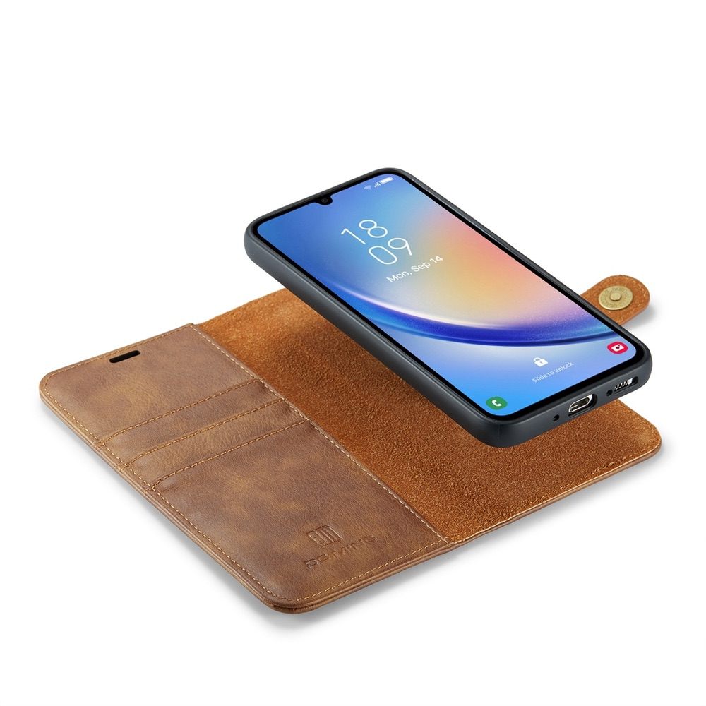 Samsung Galaxy A34 5G Case DG.MING Flip Detachable Magnetic - Brown