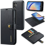 Samsung Galaxy A34 5G Case DG MING Secure Wallet Case - Black
