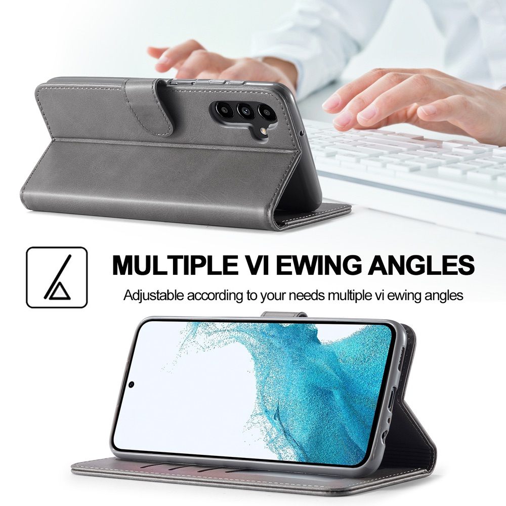 Samsung Galaxy A34 5G Case LC.IMEEKE Calf Texture - Grey