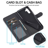 Samsung Galaxy A34 5G Case LC.IMEEKE Secure Wallet - Black