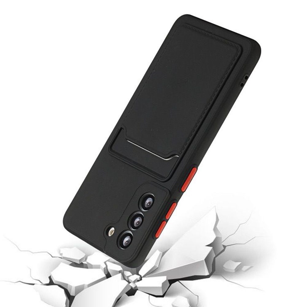 Samsung Galaxy A34 5G Case Shockproof with Card Slot - Black