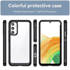 Samsung Galaxy A34 5G Case Thin and stylish look - Black Clear