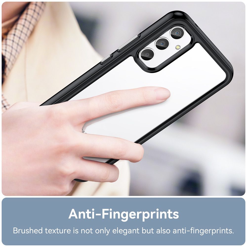 Samsung Galaxy A34 5G Case Thin and stylish look - Black Clear