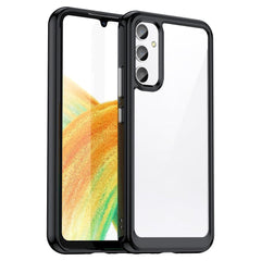 Samsung Galaxy A34 5G Case Thin and stylish look - Black Clear