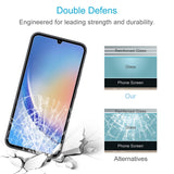 Samsung Galaxy A34 5G Screen Protector Tempered Glass Case Friendly - Clear
