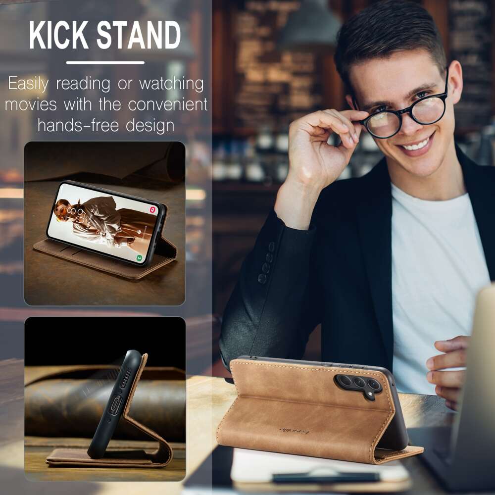 Samsung Galaxy A35 5G Case CaseMe 013 PU Leather Flip - Brown